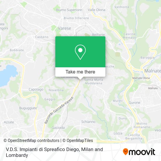 V.D.S. Impianti di Spreafico Diego map