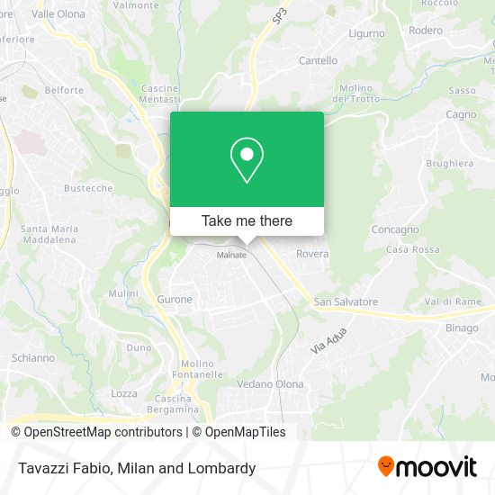 Tavazzi Fabio map