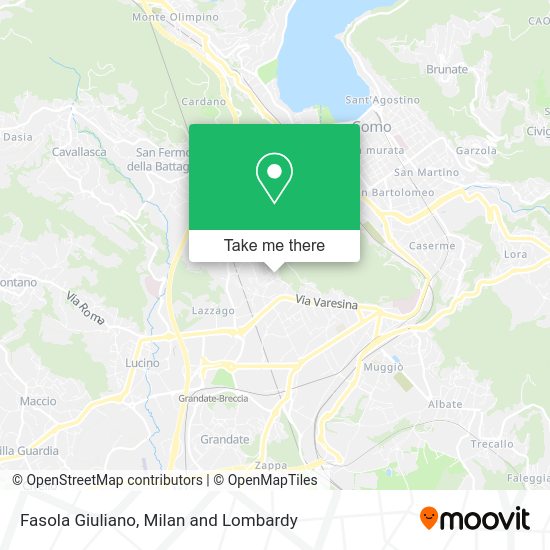 Fasola Giuliano map