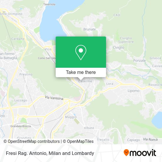 Fresi Rag. Antonio map