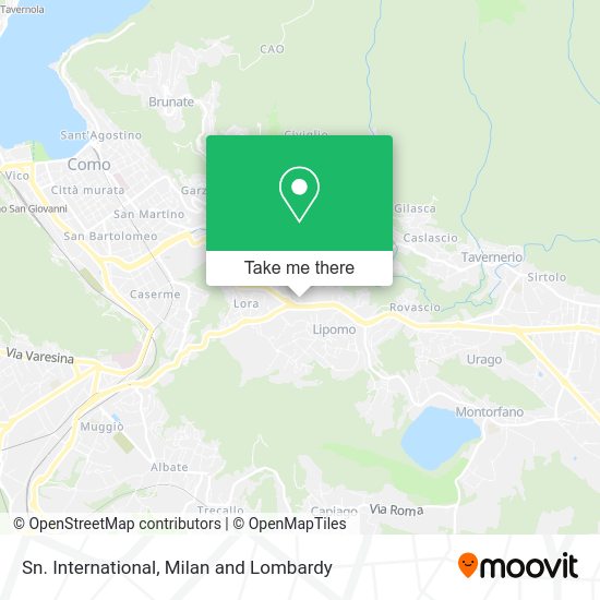 Sn. International map