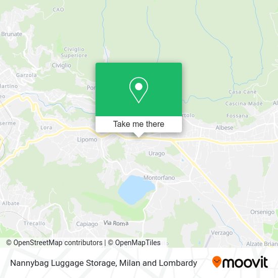 Nannybag Luggage Storage map