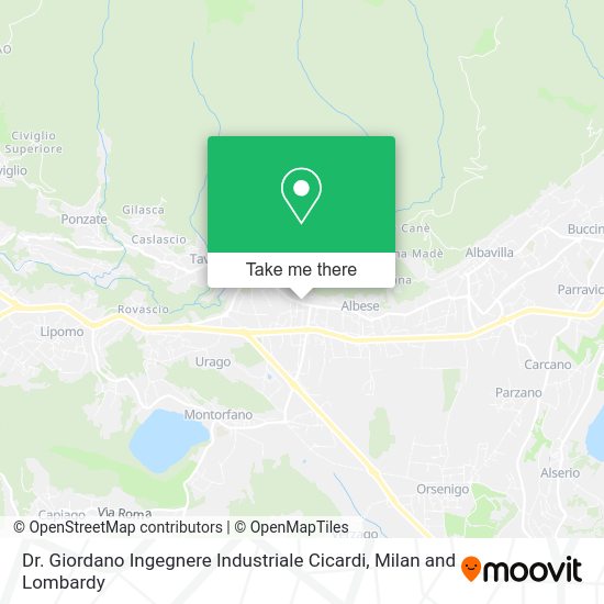 Dr. Giordano Ingegnere Industriale Cicardi map