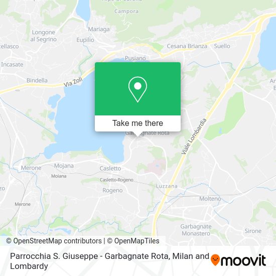 Parrocchia S. Giuseppe - Garbagnate Rota map