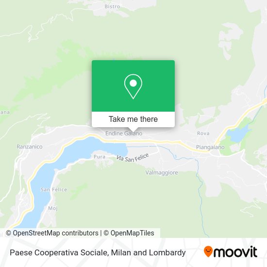 Paese Cooperativa Sociale map