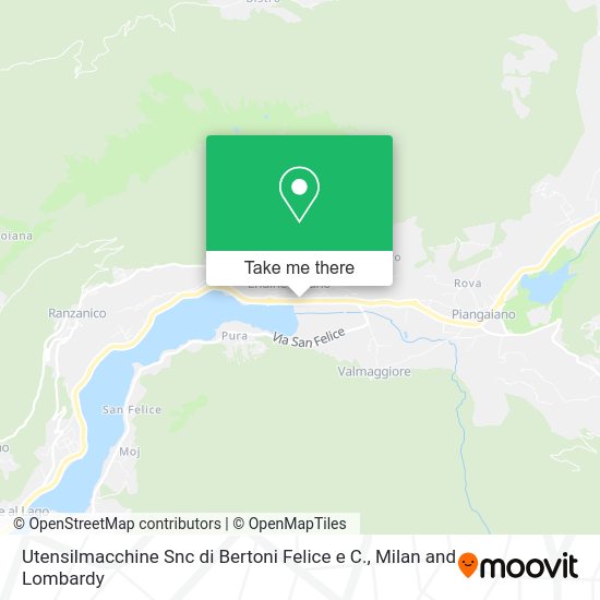 Utensilmacchine Snc di Bertoni Felice e C. map