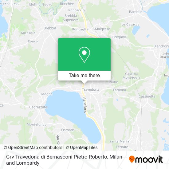 Grv Travedona di Bernasconi Pietro Roberto map