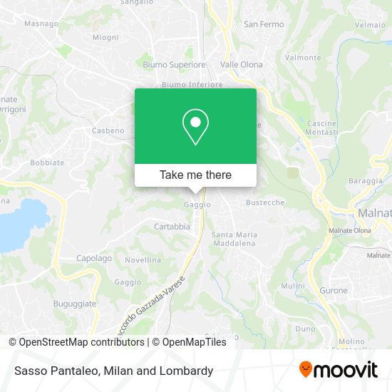 Sasso Pantaleo map