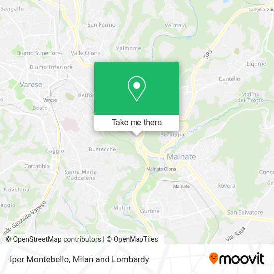 Iper Montebello map