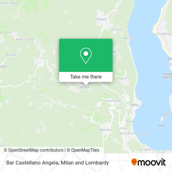 Bar Castellano Angela map