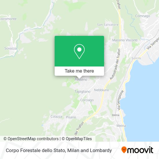 Corpo Forestale dello Stato map