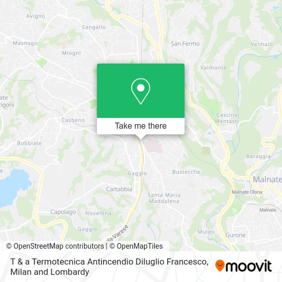 T & a Termotecnica Antincendio Diluglio Francesco map