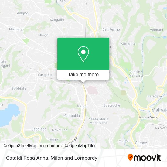 Cataldi Rosa Anna map