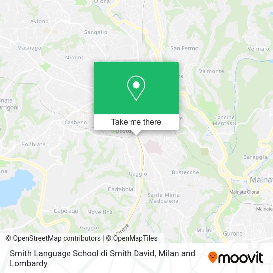 Smith Language School di Smith David map