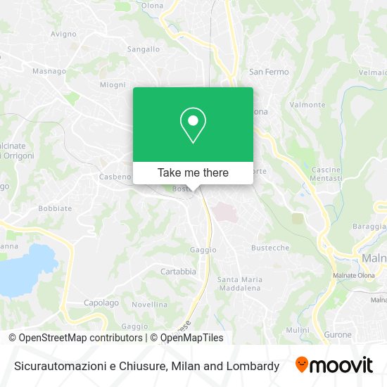 Sicurautomazioni e Chiusure map