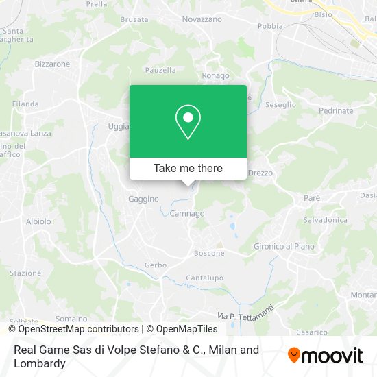 Real Game Sas di Volpe Stefano & C. map