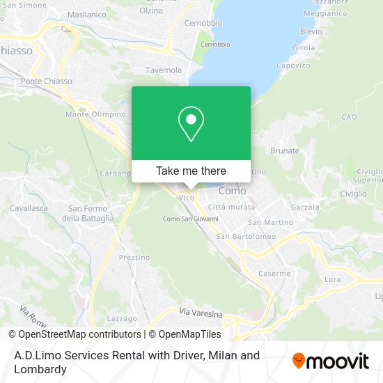 A.D.Limo Services Rental with Driver map