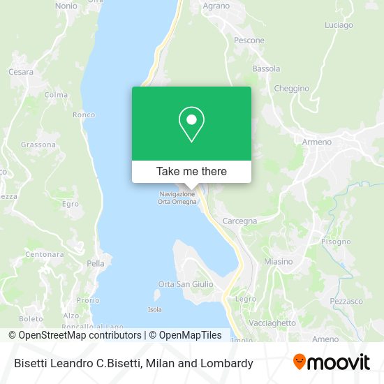 Bisetti Leandro C.Bisetti map