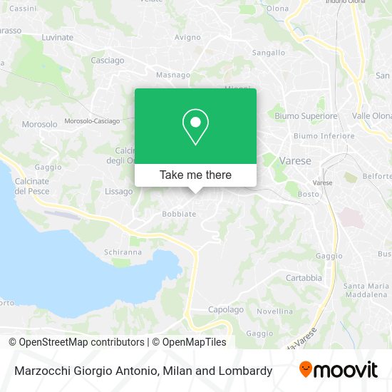 Marzocchi Giorgio Antonio map