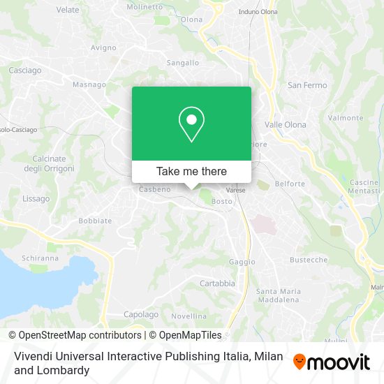 Vivendi Universal Interactive Publishing Italia map