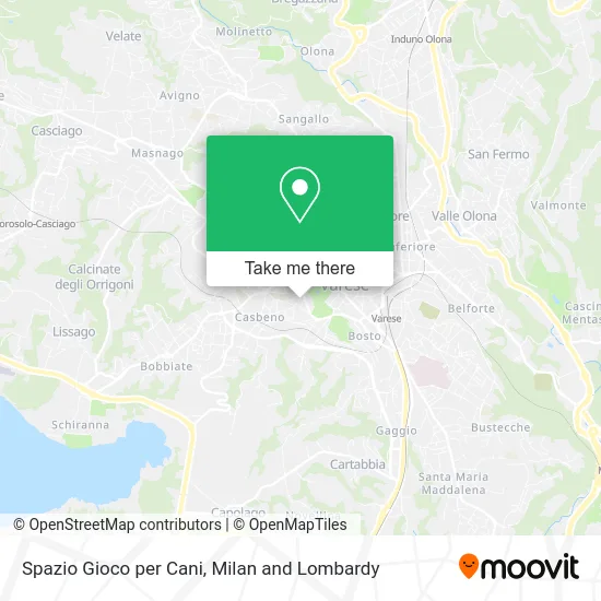 Spazio Gioco per Cani map