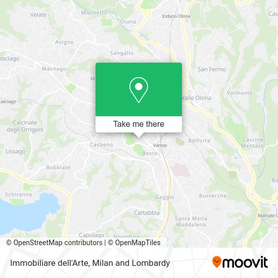 Immobiliare dell'Arte map