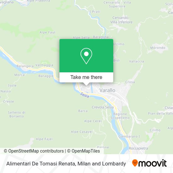 Alimentari De Tomasi Renata map