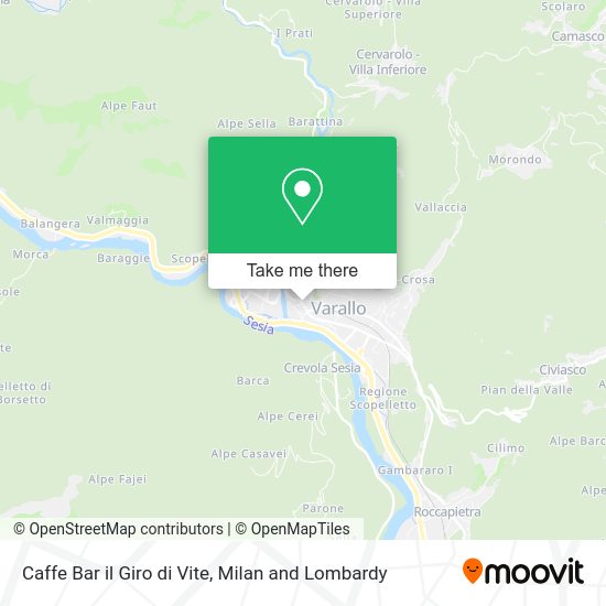 Caffe Bar il Giro di Vite map