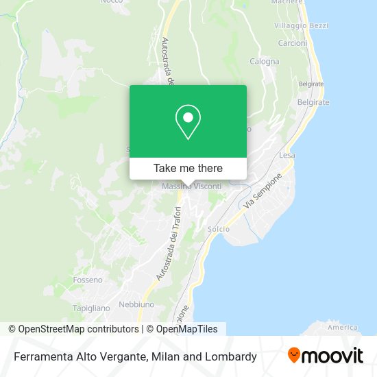 Ferramenta Alto Vergante map