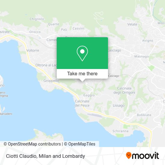 Ciotti Claudio map