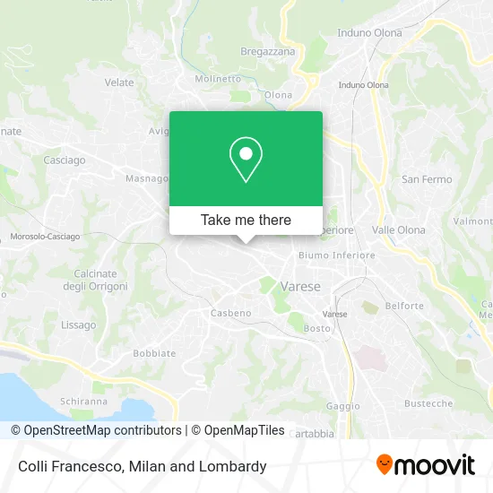 Colli Francesco map