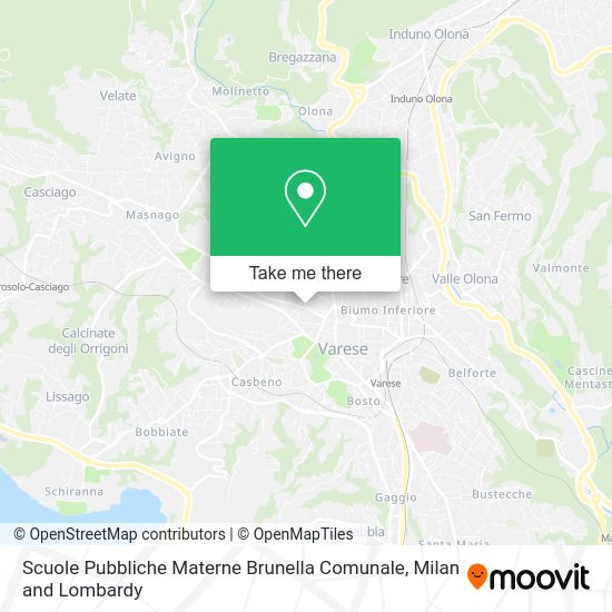 Scuole Pubbliche Materne Brunella Comunale map