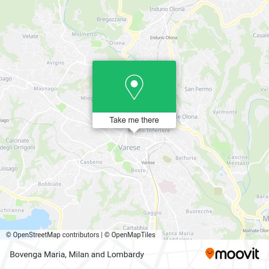 Bovenga Maria map