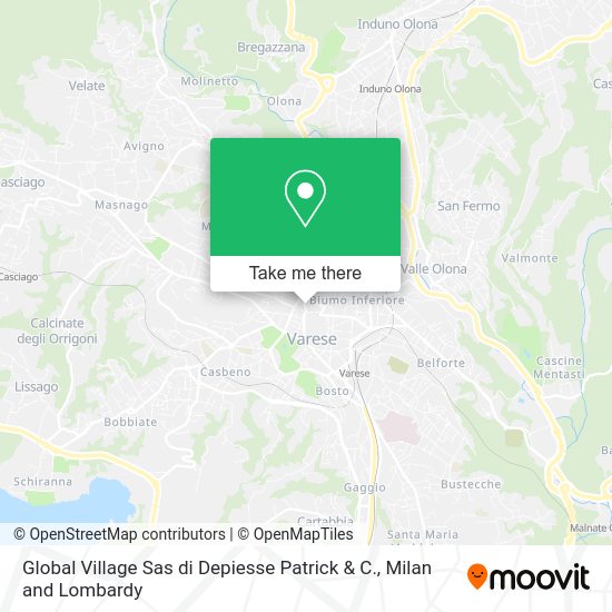 Global Village Sas di Depiesse Patrick & C. map