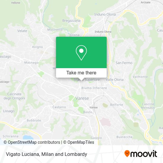 Vigato Luciana map