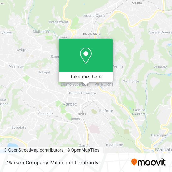 Marson Company map