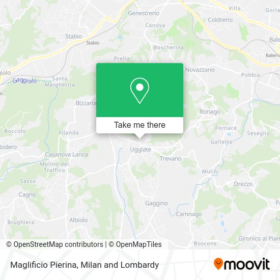 Maglificio Pierina map