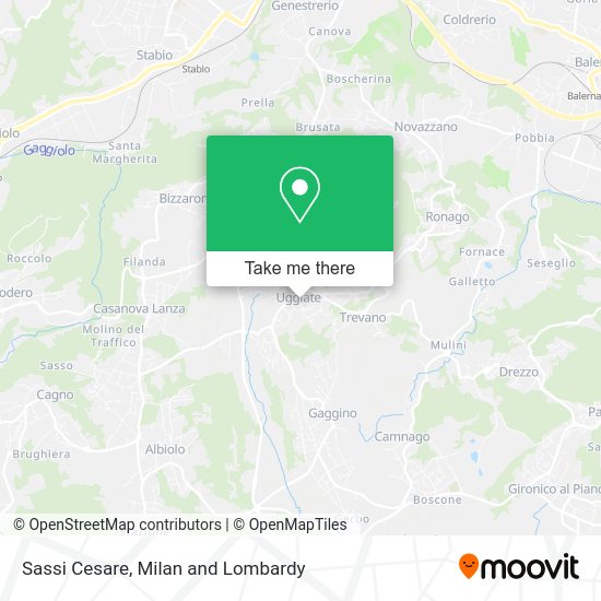Sassi Cesare map
