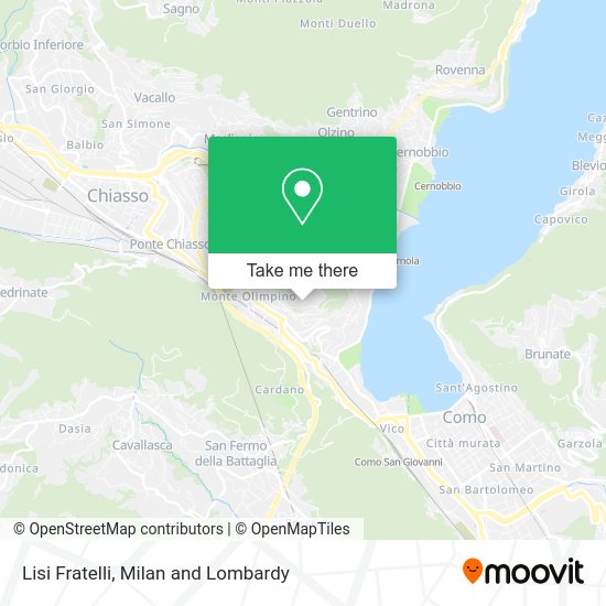 Lisi Fratelli map