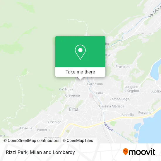 Rizzi Park map