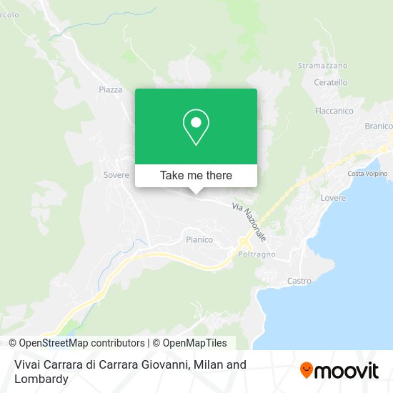 Vivai Carrara di Carrara Giovanni map