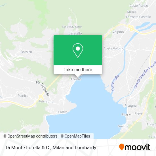 Di Monte Lorella & C. map