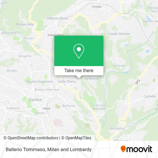 Ballerio Tommaso map