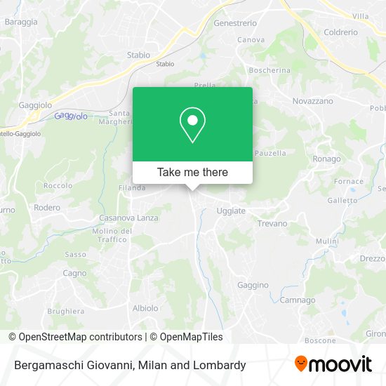Bergamaschi Giovanni map