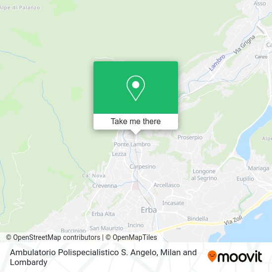 Ambulatorio Polispecialistico S. Angelo map