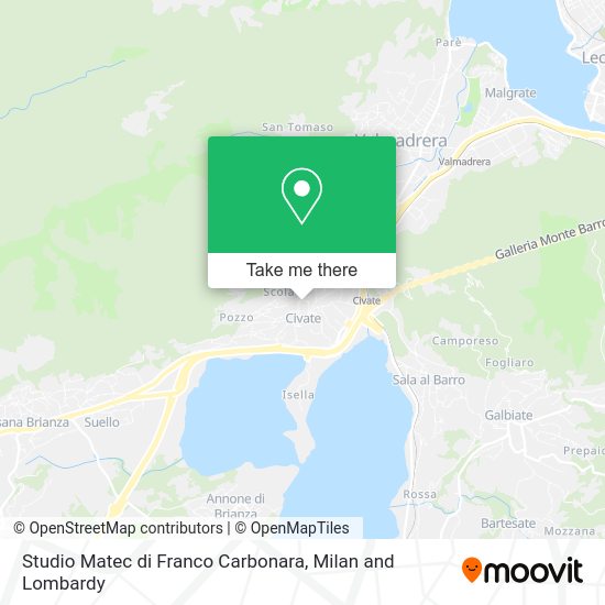 Studio Matec di Franco Carbonara map