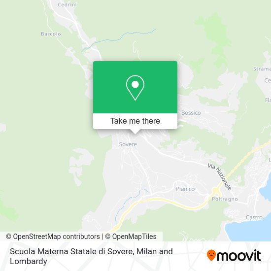 Scuola Materna Statale di Sovere map
