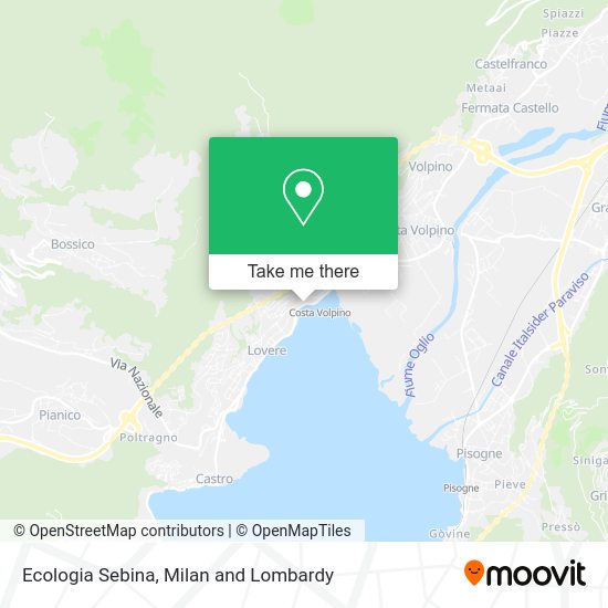 Ecologia Sebina map