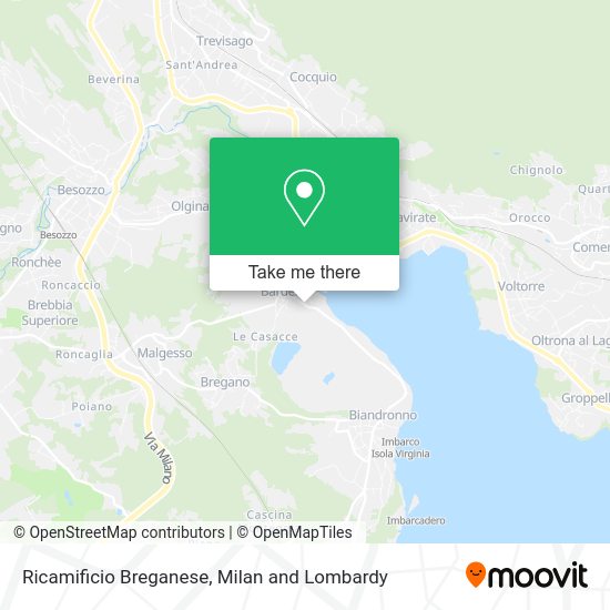 Ricamificio Breganese map