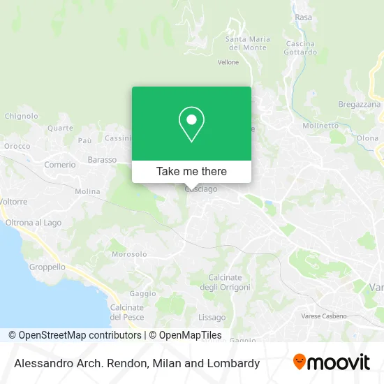 Alessandro Arch. Rendon map